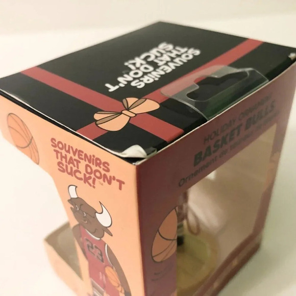 Souvenirs That Dont Suck Basket Bulls Christmas Ornament Basketball Chicago - Picture 13 of 16